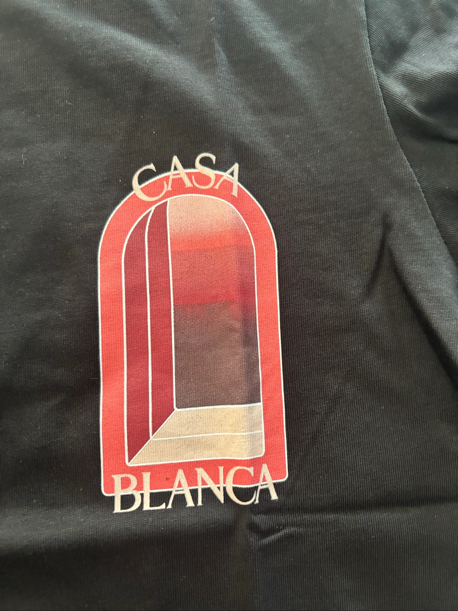 T-shirt Casablanca, noir, taille M – photo 2